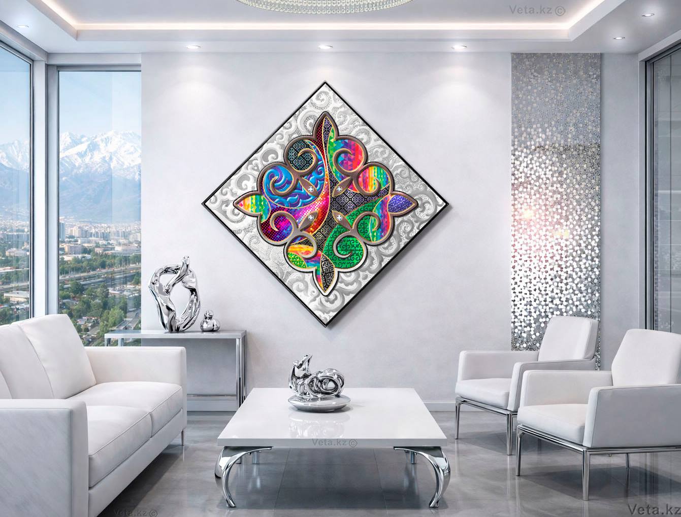 казахский стиль интерьер