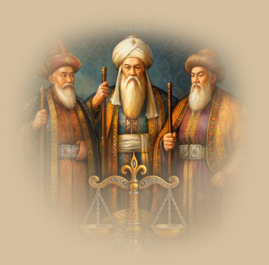 three Kazakh judges