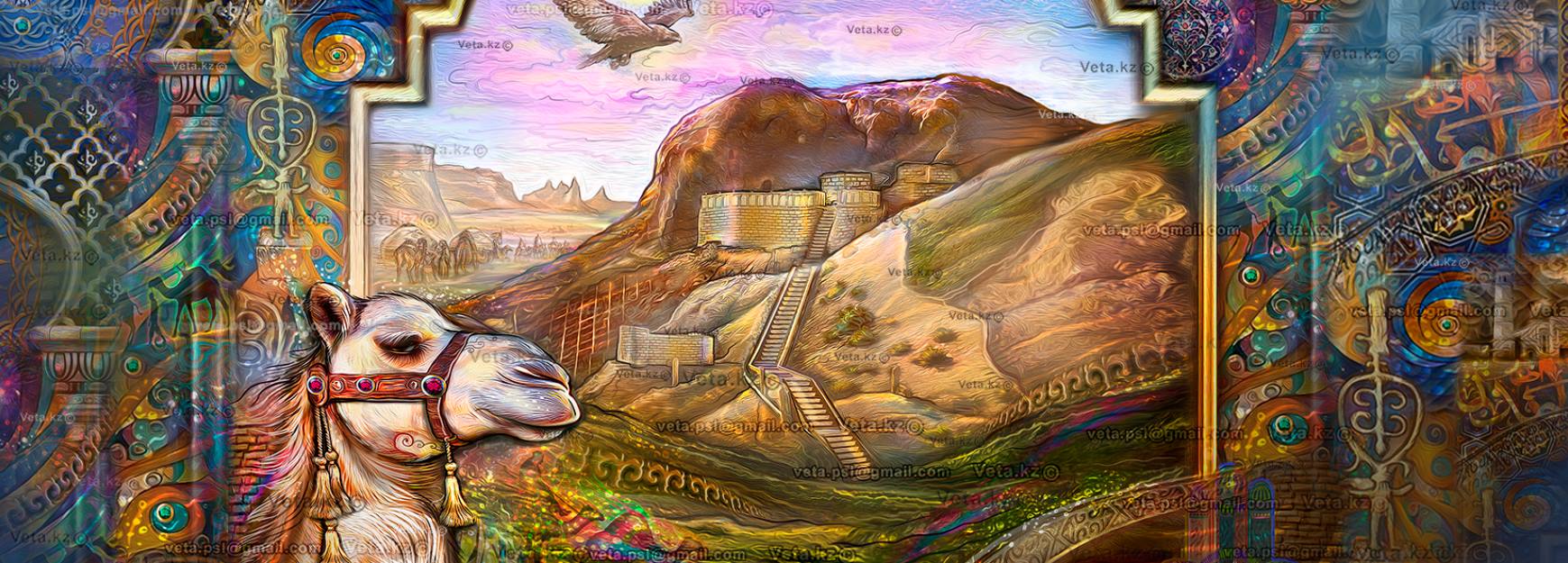 Картина, посвящённая священному месту Бекет Ата