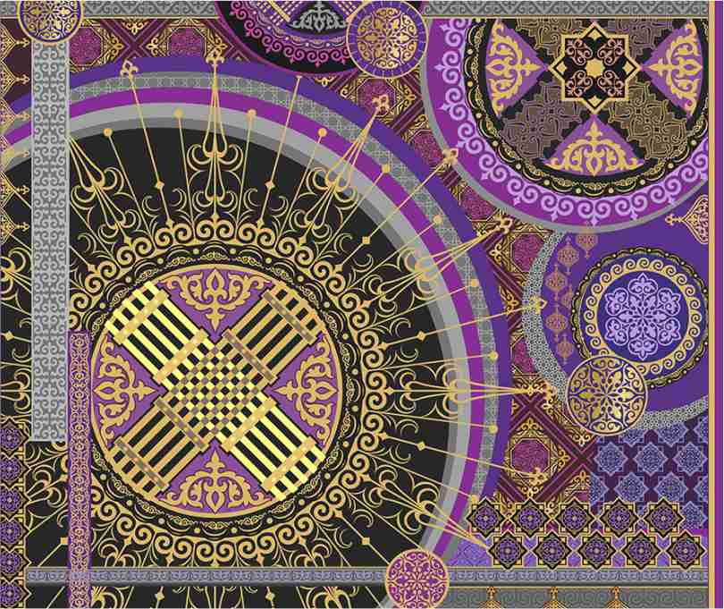 казахский платок шанырак,  дизайн на заказ