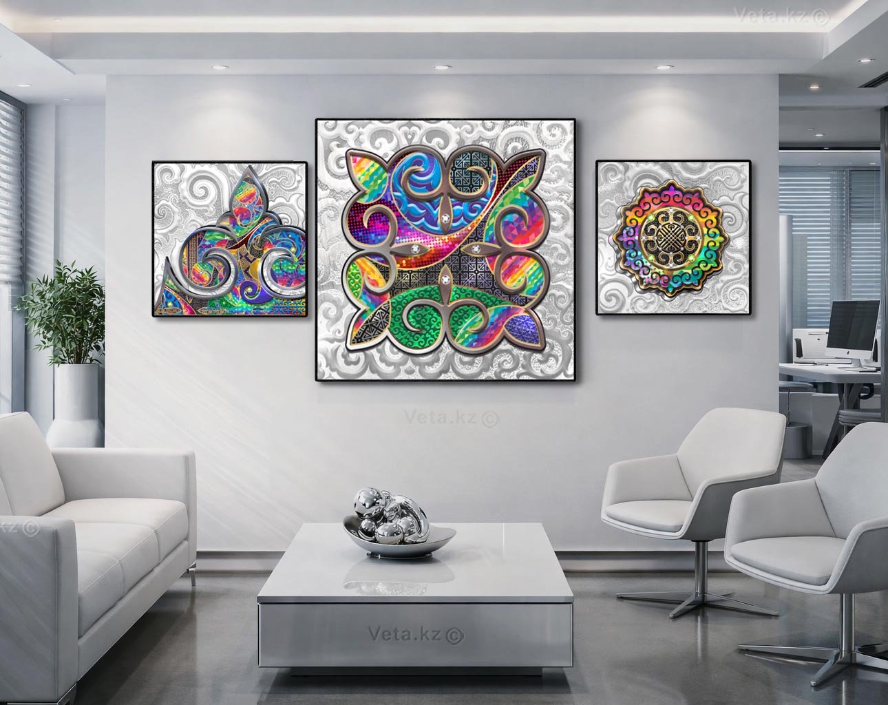 казахский интерьер