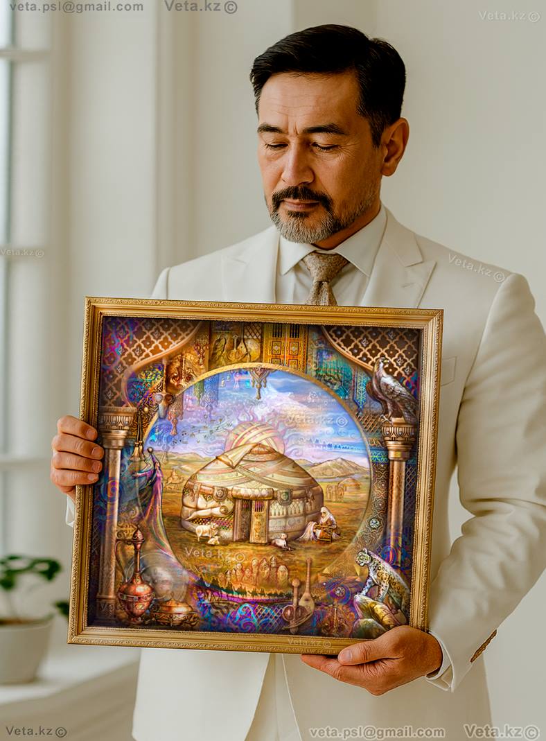 Белая Юрта картина на Свадьбу