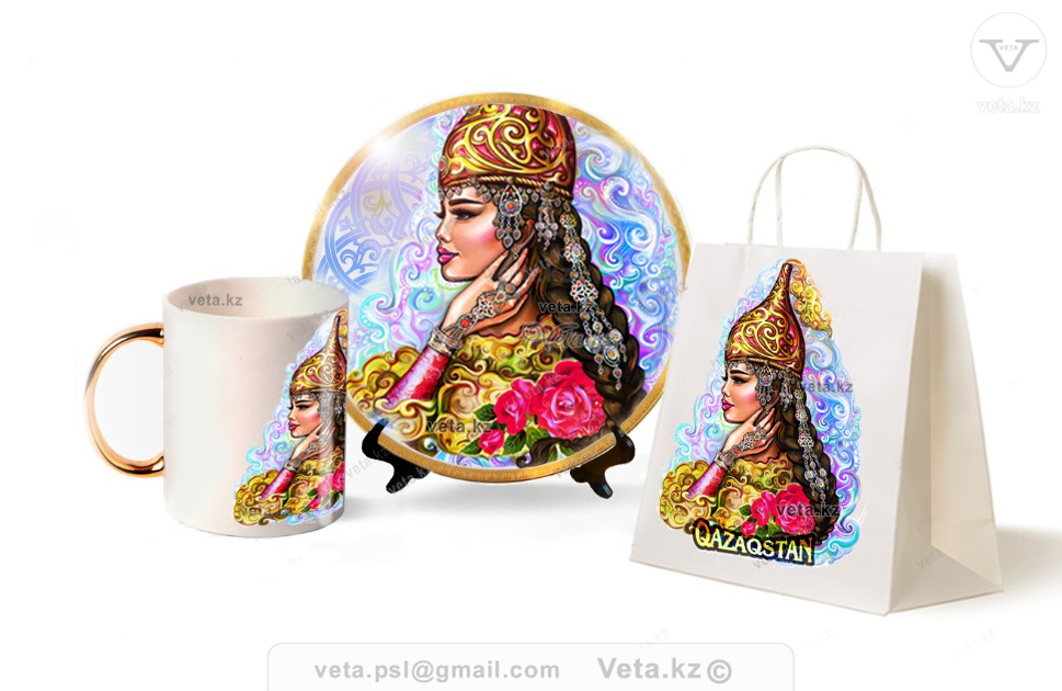 принты для сувениров в казахском стиле